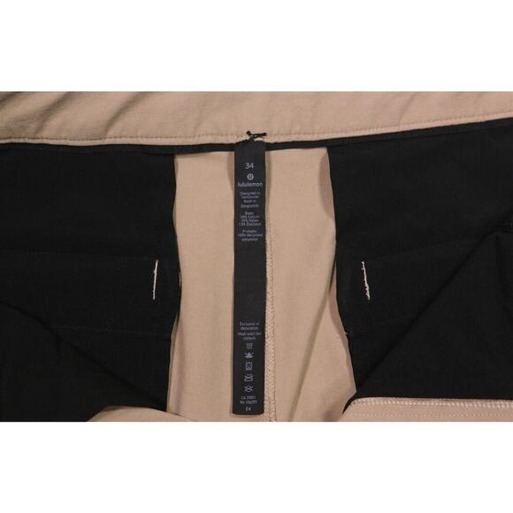 Lululemon Men's Commission Slim-Fit Pant Utilitech Flat Front Pants 34x29 - Picture 6 of 7